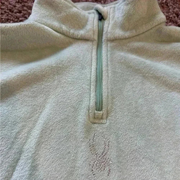 Women’s Spyder Quarter Zip Pullover in Wintergreen Size Medium - Picture 3 of 6